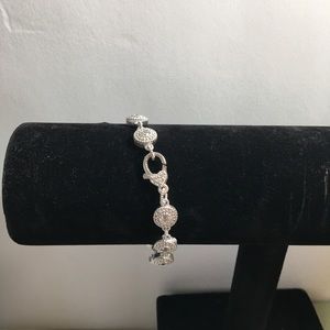 Judith Ripka Collection 
Dominique and Sterling Silver         DewDrop Bracelet